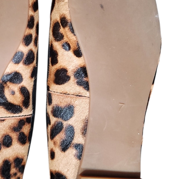 Madewell Reid Ballet Flat in Leopard‎ Calf Hair Sz 7 - Picture 11 of 11